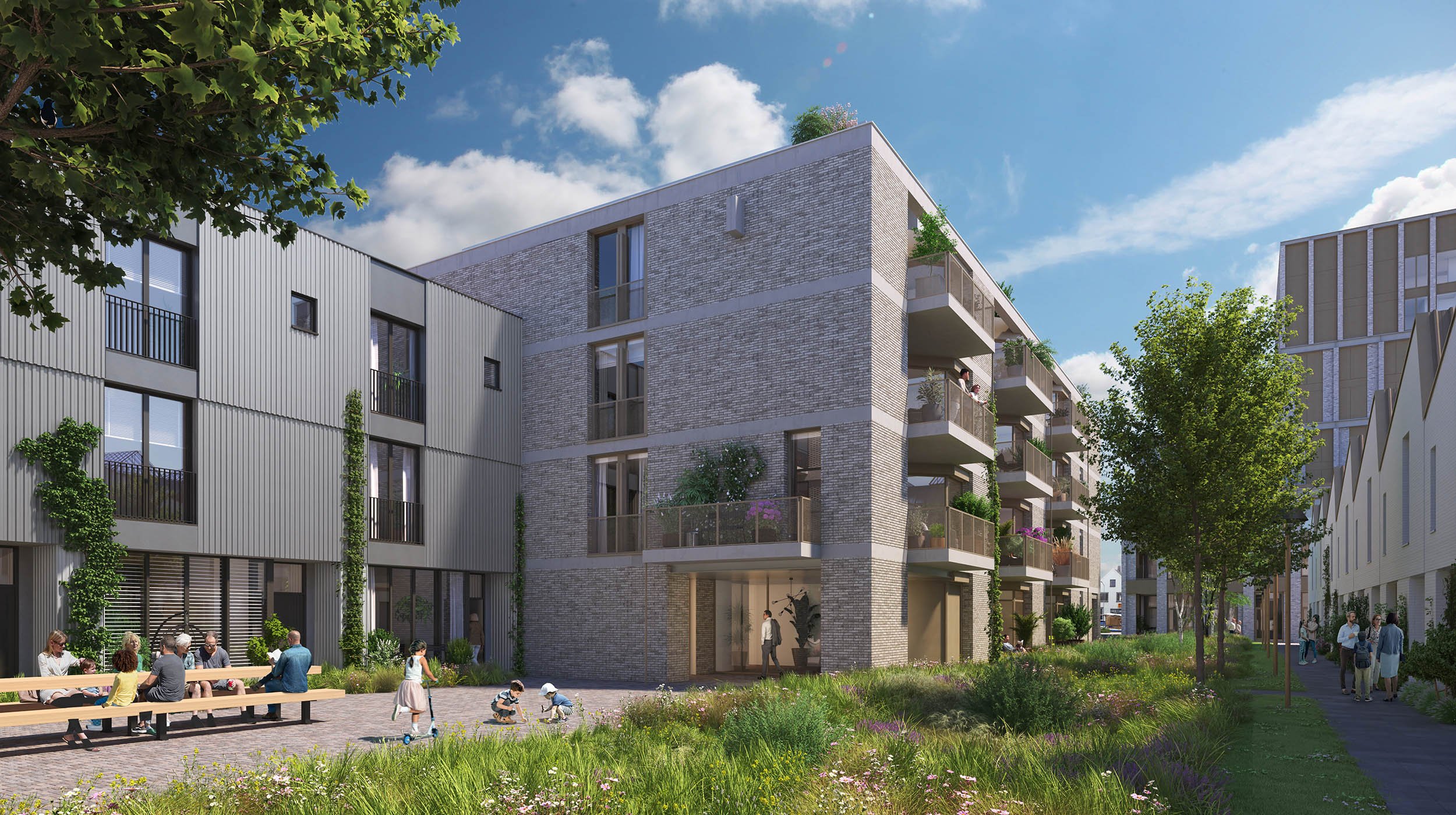 Fase 2_De Centrale en 3 stadswoningen